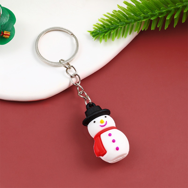 Móc Khóa Noel_Móc Khóa Giáng Sinh Kute,Dễ Thương Silicon Không Độc Hại_Quà Tặng Noel Cho Bé Giá Rẻ