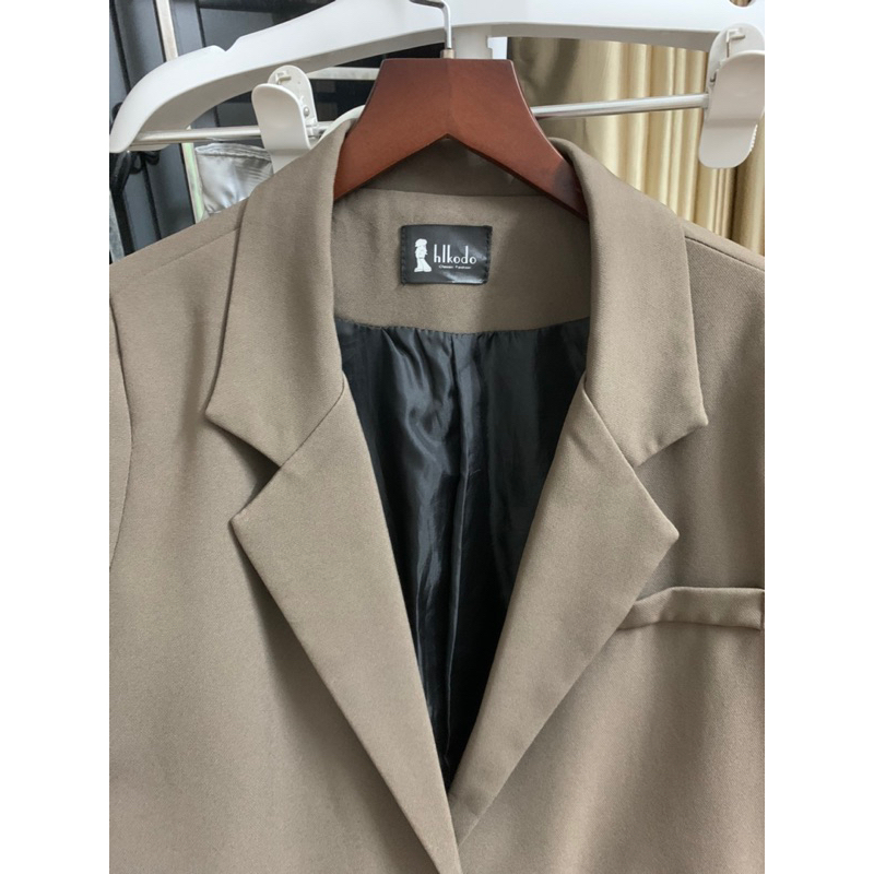 Blazer nâu size S M nhỏ mặc xinh