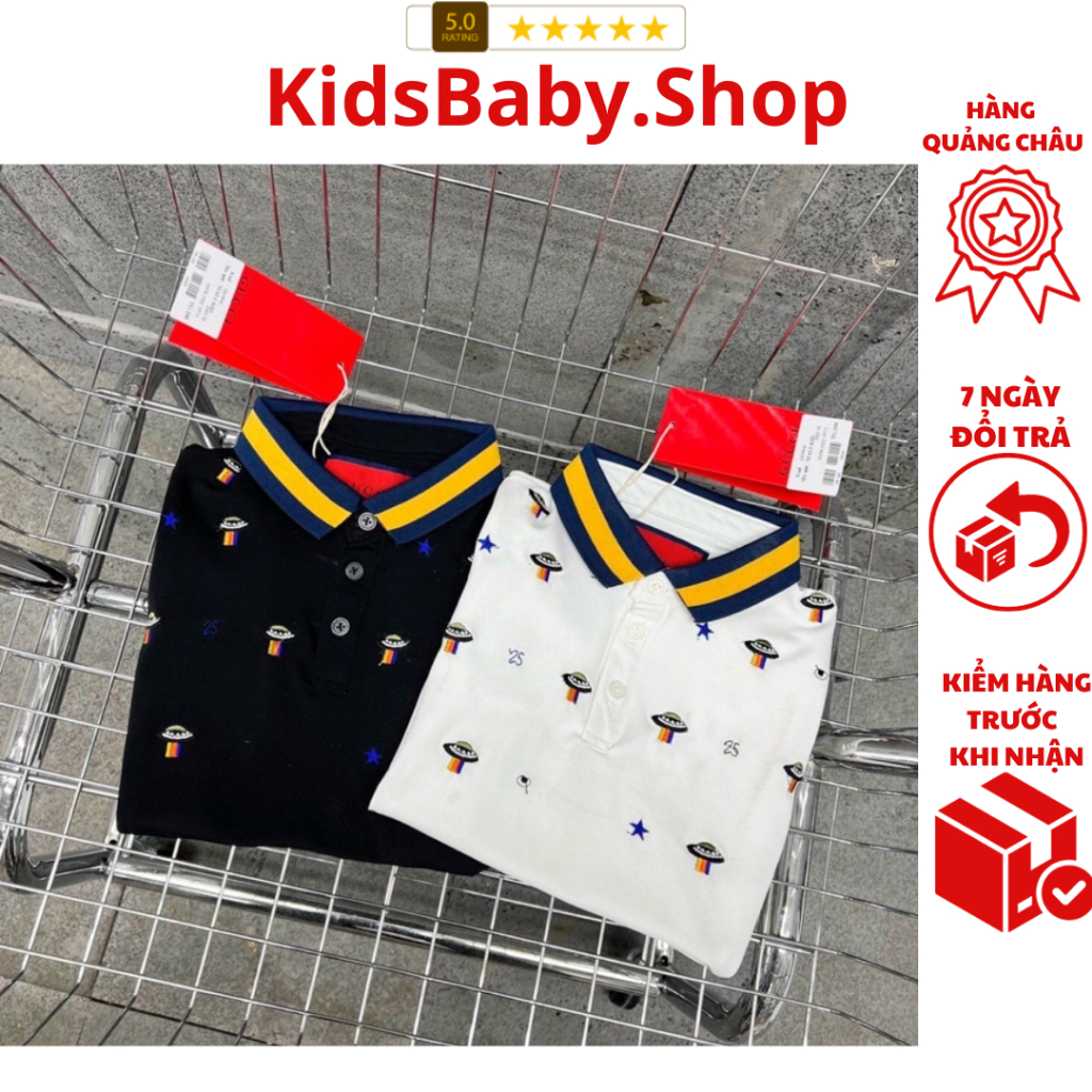 Áo polo gucci thêu mới nhất cho bé trai