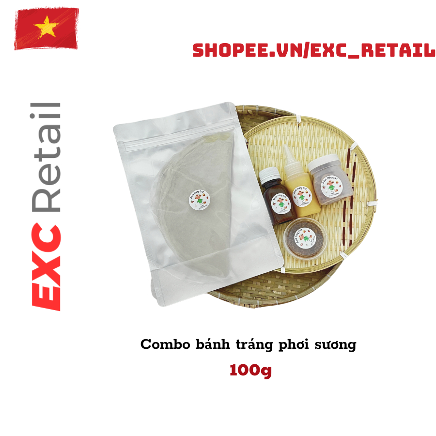 Bánh Tráng Thuần Chay Rau Củ Quả EXC Combo  "Sốt Bơ Béo" - Ngon , Sạch, Bổ Dưỡng