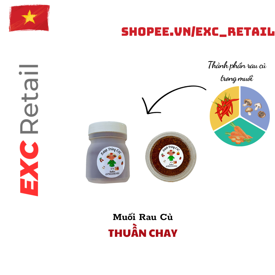 Bánh Tráng Thuần Chay Rau Củ Quả EXC Combo  "Sốt Bơ Béo" - Ngon , Sạch, Bổ Dưỡng