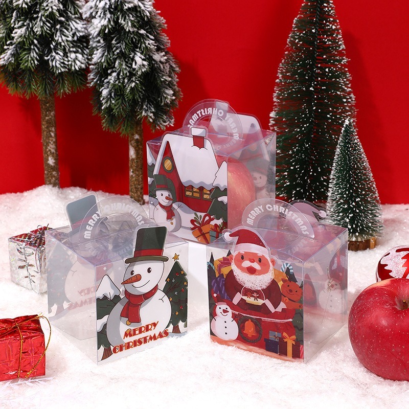 HỘP NHỰA/ GIẤY TRỐNG TỰ LẮP RÁP QUÀ NOEL MỪNG GIÁNG SINH MERRY CHRISTMAS XMAS