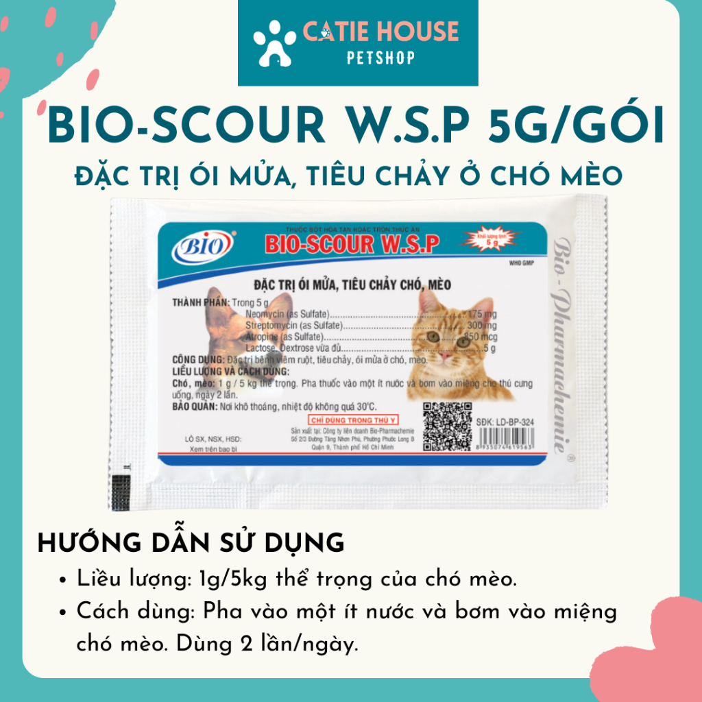 Men Hỗ Trợ Tiêu Hóa cho chó mèo BIOTIC, PROBISOL, Bio-Scour Kiểm Soát Tiêu Chảy, Ói Mửa Chó Mèo