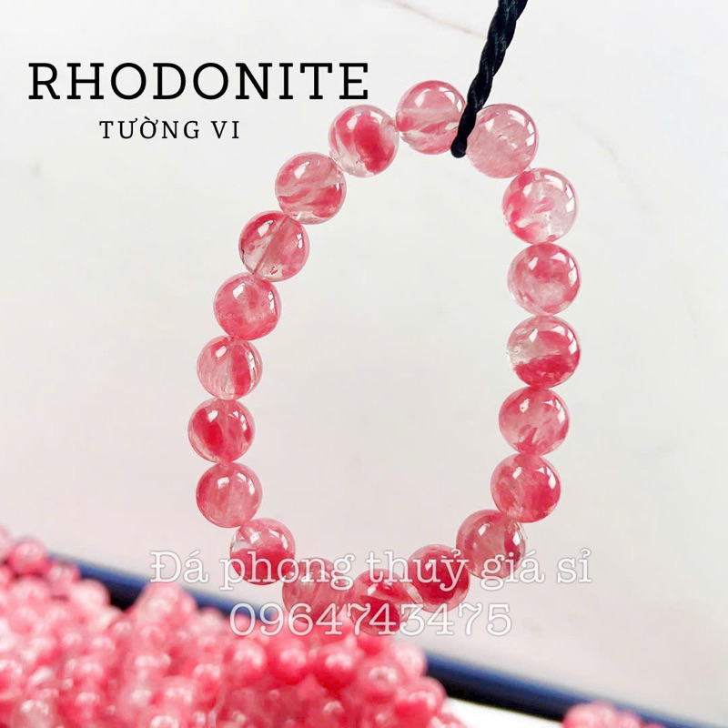 Vòng tay tường vi lô mới siêu Vip 6A size 6.5-12mm hàng kiểm định siêu đẹp mịn kèm hộp m