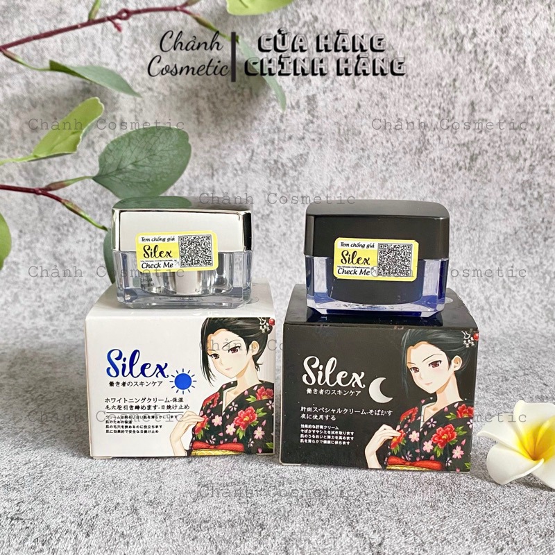 Bộ Kem Silex Nhật Bản Đa Chức Năng Ngừa Nám, Tàn Nhang, Đồi Mồi, Se Khít Chân Lông, Chống Nắng 20g