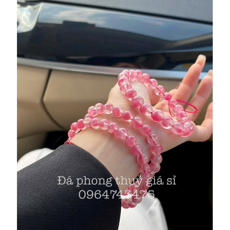 Vòng tay tường vi lô mới siêu Vip 6A size 6.5-12mm hàng kiểm định siêu đẹp mịn kèm hộp m