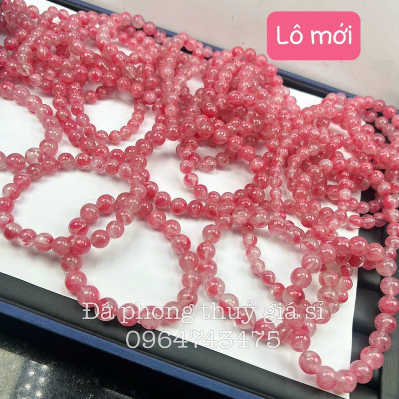 Vòng tay tường vi lô mới siêu Vip 6A size 6.5-12mm hàng kiểm định siêu đẹp mịn kèm hộp m