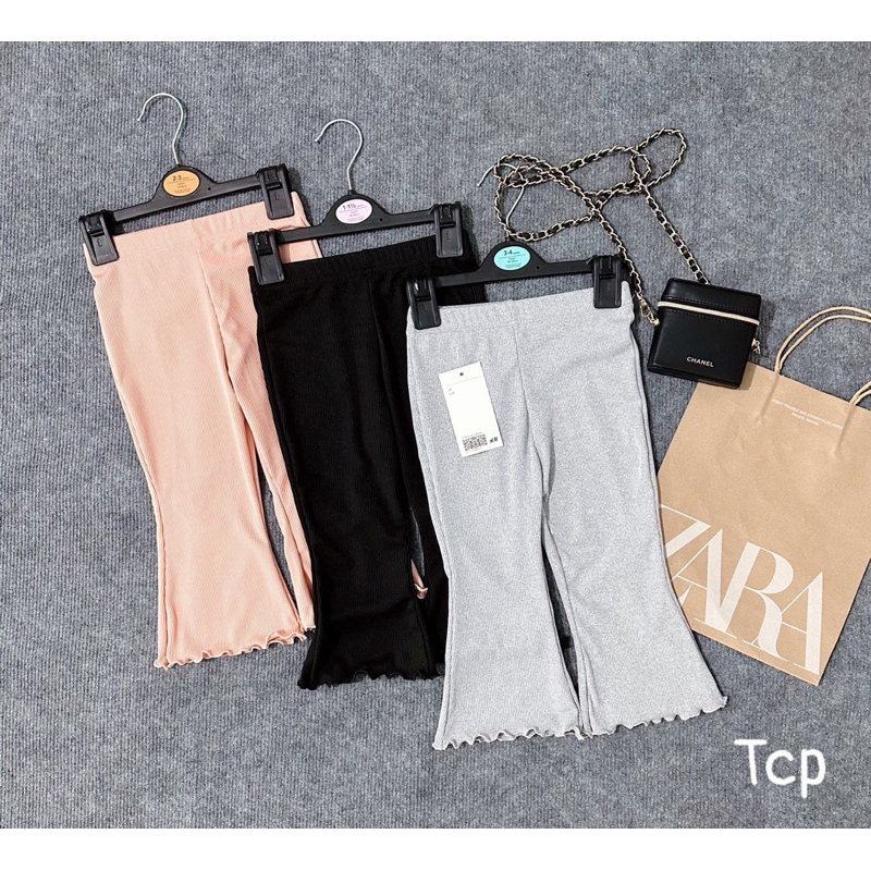 Set 3 Quần legging ống loe siêu đẹp cho bé