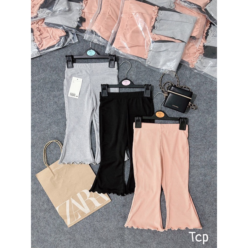 Set 3 Quần legging ống loe siêu đẹp cho bé