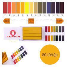 Giấy quỳ tím - giấy đo độ ph 1 - 14 newstar dạng tép 80 tờ