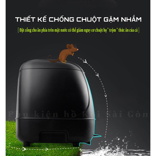 Máy cho cá koi ăn tự động Londa Pond-Feeder ( dung tích 10L ) tặng kèm Pin