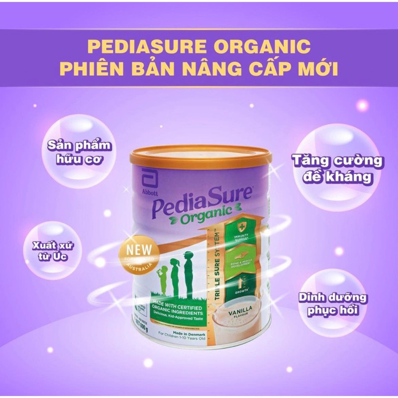 SỮA BỘT PEDIASURE ÚC LON 850GR