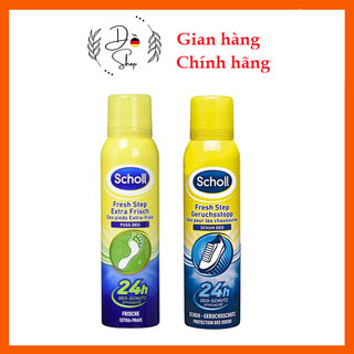 Xịt khử mùi hôi chân và giày Scholl [ Nội địa: Đức ]