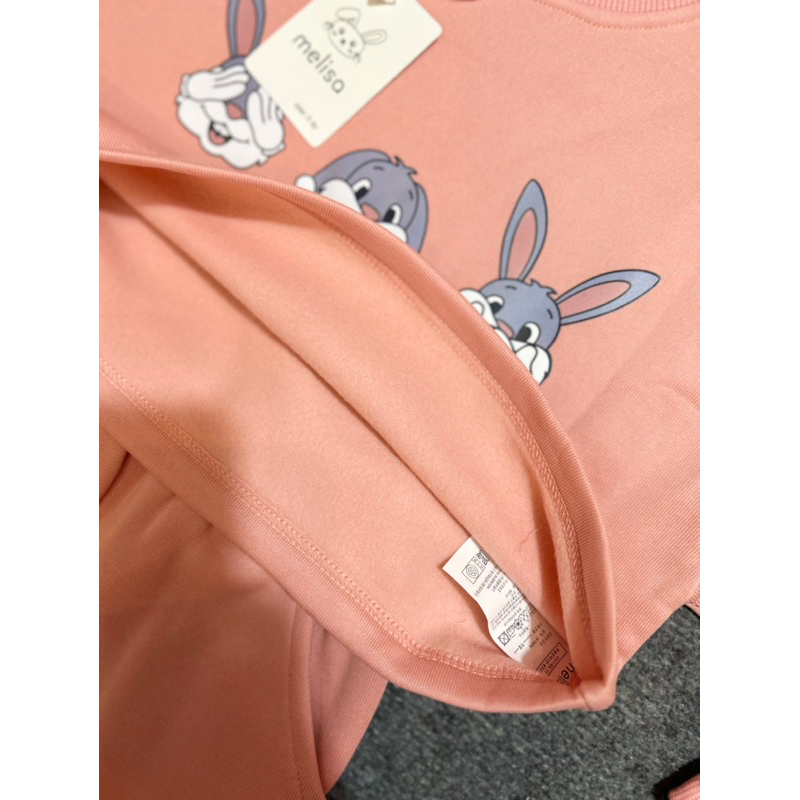 Set Melisa nỉ bông áo croptop+quần cute xỉu là có thật 12-45kg