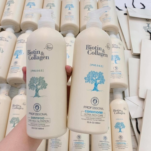 CẶP DẦU GỘI XẢ BIOTIN & COLLAGEN VOUDIOTY CHÍNH HÃNG | SIÊU MƯỢT & PHỤC HỒI TÓC, GÀU 500ML - 1000ML