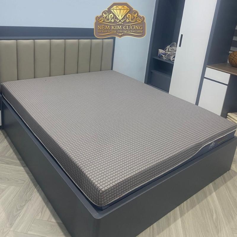 Đệm foam trà xanh vải lạnh massage 5 vùng Kim Cương FARLEY chính hãng nệm Kim Cương cao cấp giá rẻ nhất thị trường
