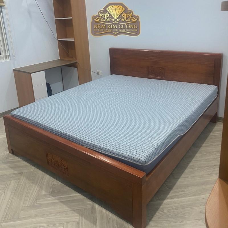 Đệm foam trà xanh vải lạnh massage 5 vùng Kim Cương FARLEY chính hãng nệm Kim Cương cao cấp giá rẻ nhất thị trường