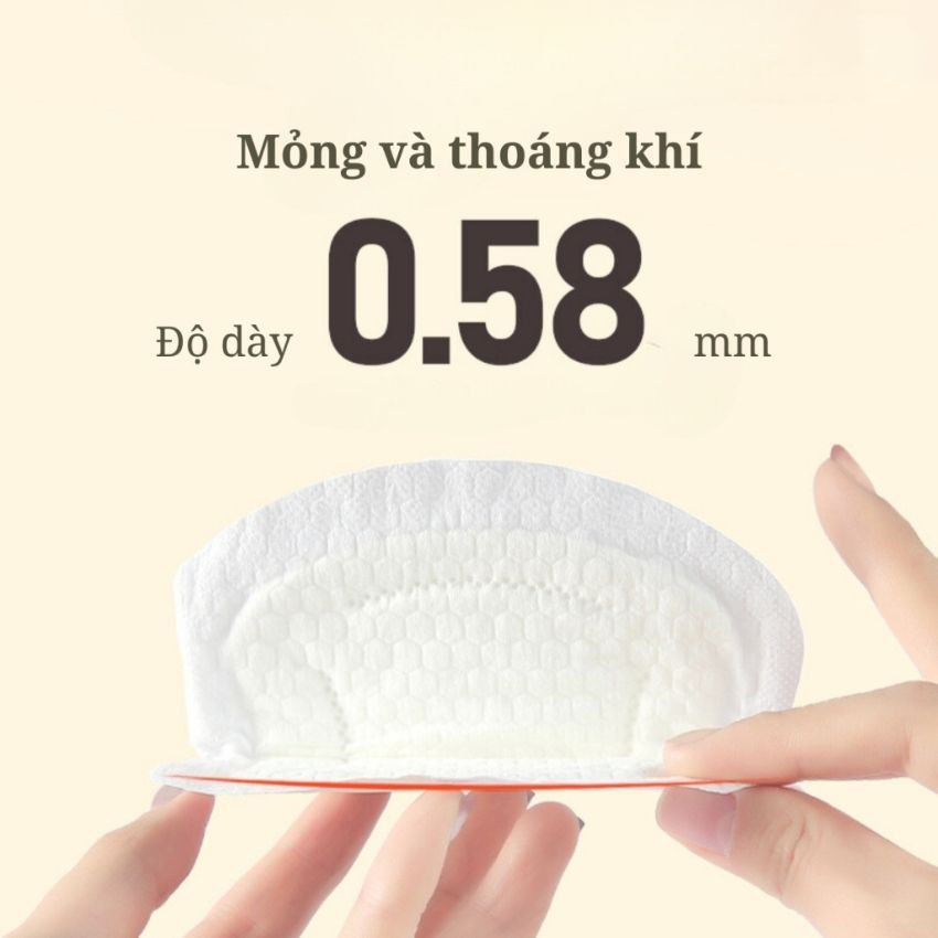 Miếng lót thấm sữa WAI siêu thấm chống tràn, túi 100 miếng