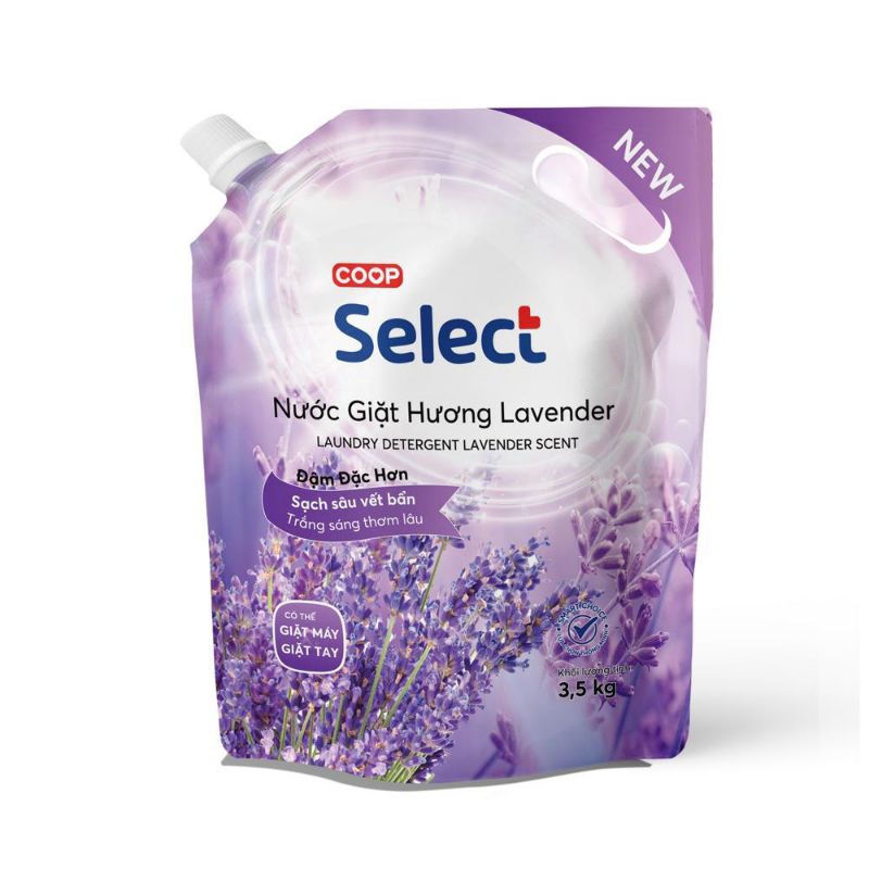 [DATE MỚI] Nước giặt Lavender Coop Select túi 3.5kg (Ngc)