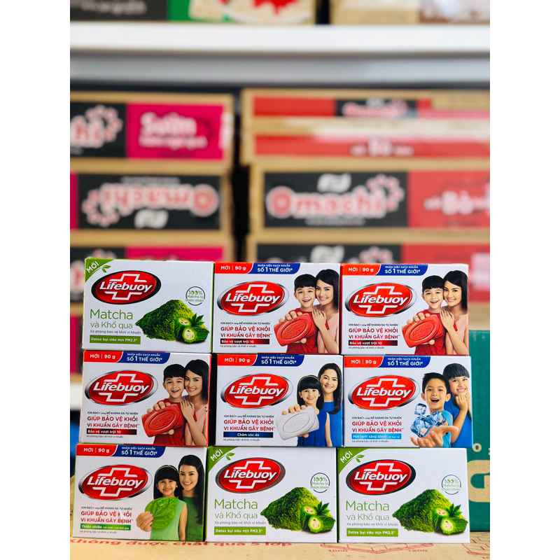 xà bông Lifebuoy 90g Bảo Vệ khỏi vi khuẩn các màu Shop Mẹ Ớt