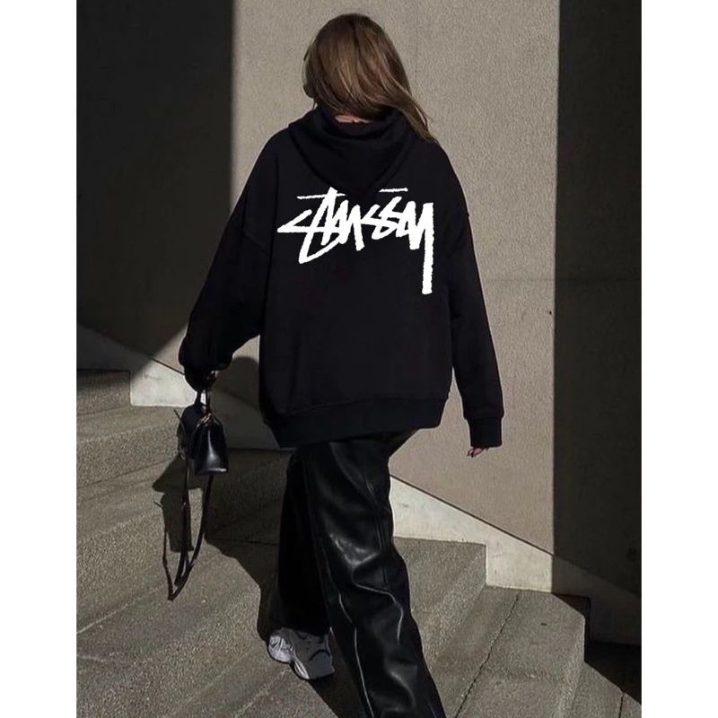 Áo khoác hoodie-Áo khoác zip nữ localbrand nỉ tàu 2 lớp dày mịn, Panacea.Studio