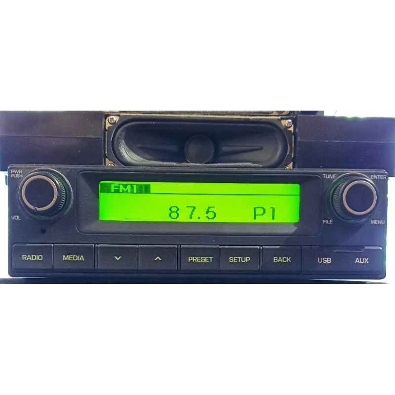 Máy phát nhạc liền Amply xe KIA HYUNDAI. Tính năng. aux usb radio.