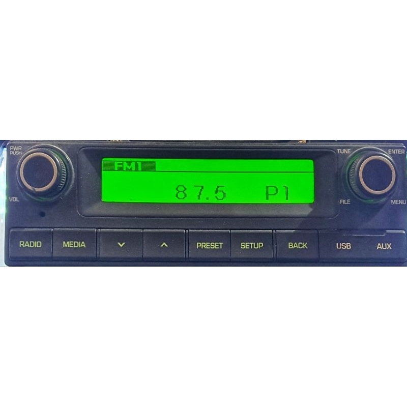 Máy phát nhạc liền Amply xe KIA HYUNDAI. Tính năng. aux usb radio.