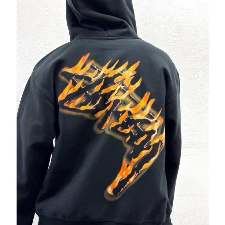 Áo Hoodie Zip Stussy Burning Stock nam nữ unisex - SALE XẢ
