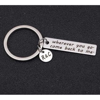Móc khóa khắc chữ theo yêu cầu