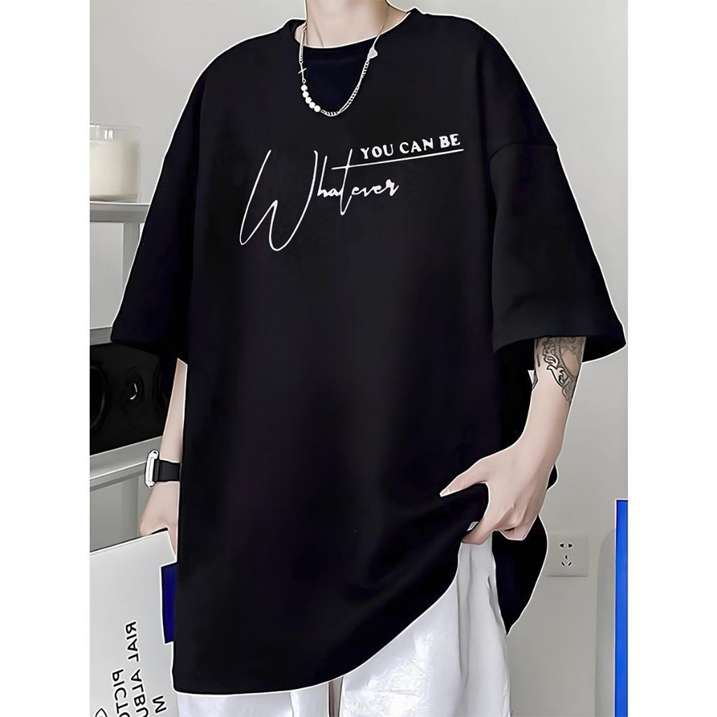 Áo thun nam nữ đen trắng unisex nam nữ form rộng tay lỡ chữ mẫu Mặt Buồn