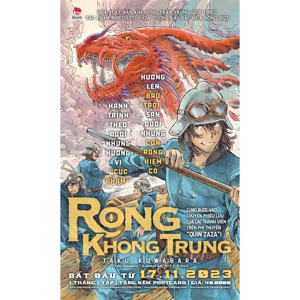 Rồng không trung lẻ Tập kèm hình dán