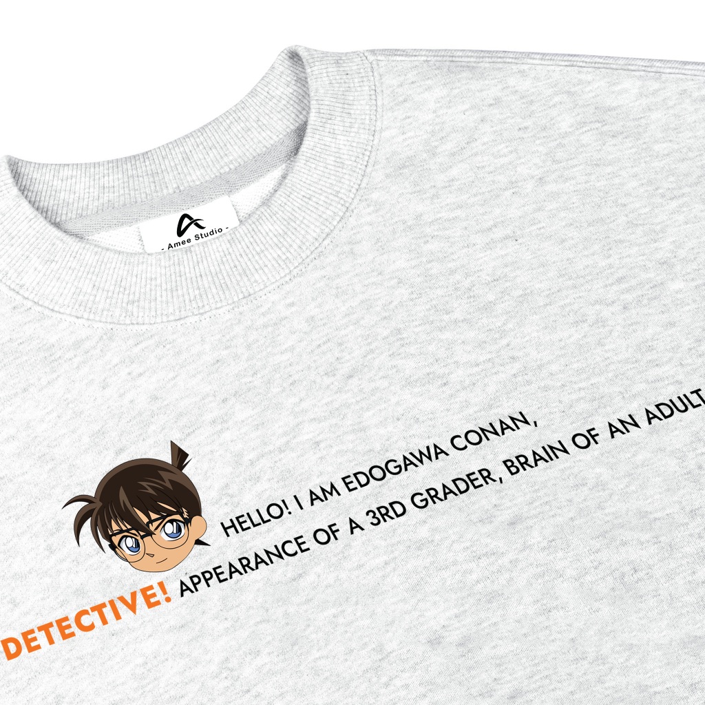 Áo Sweater Nỉ Lót Bông Amee Studio/ Conan