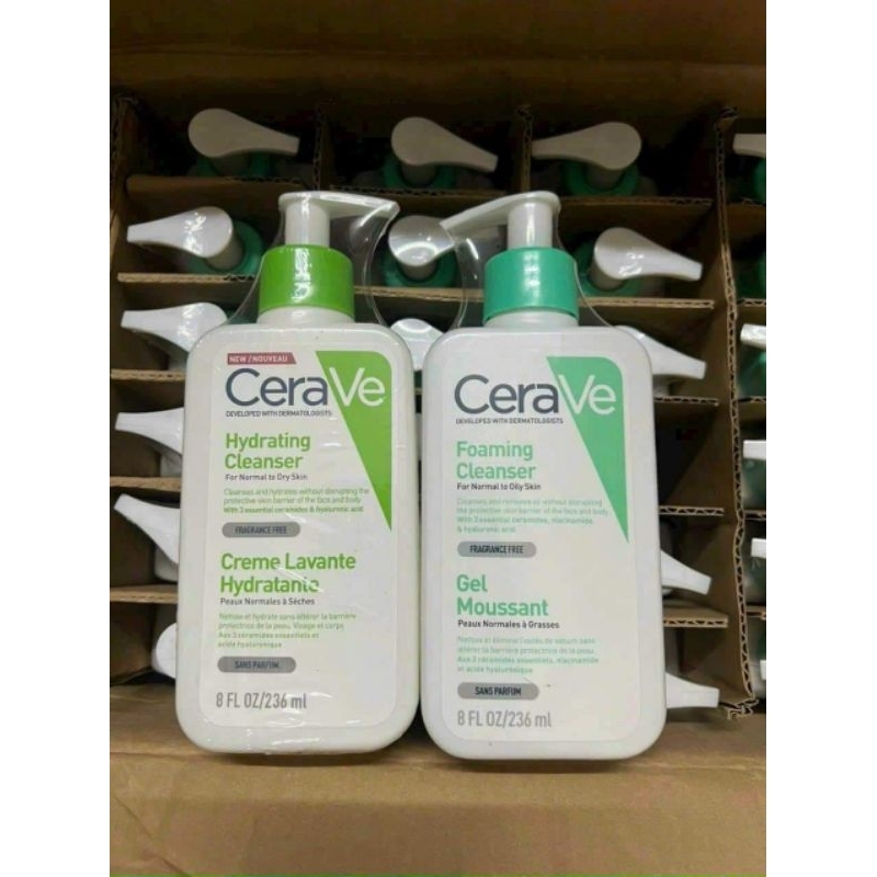 Sữa Rửa Mặt Cerave Foaming Facial Cleanser Dịu Nhẹ