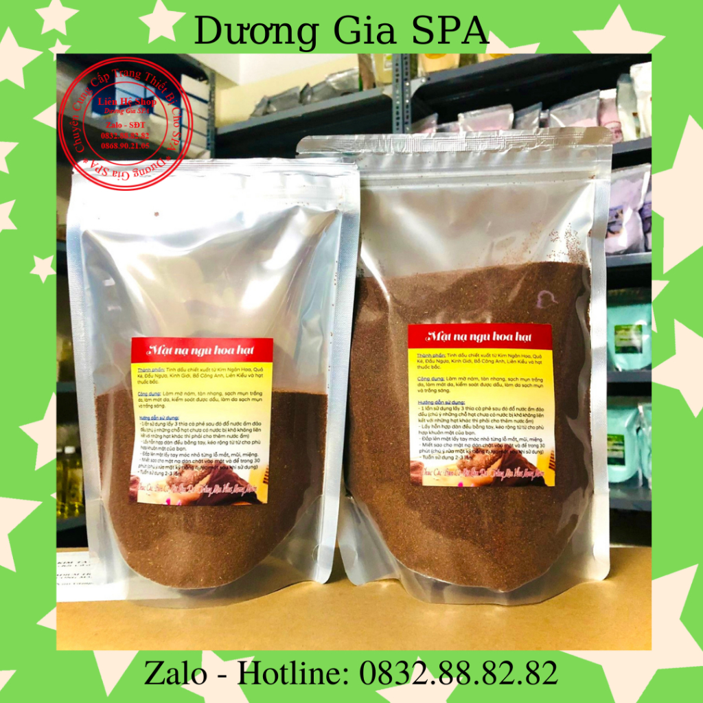 Hạt ngũ hoa, hạt đình lịch, nạ ngũ hoa hạt nhỏ siêu kết dính, túi 500g