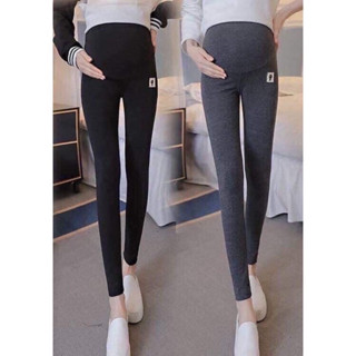 Quần legging bầu mèo cạp cao có chun chỉnh bụng cài cúc chất vải zip loại 1 M20
