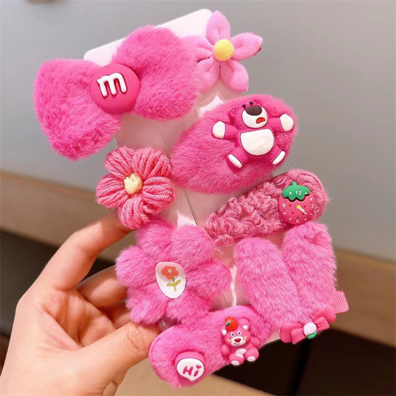 Kẹp tóc , dây buộc tóc kuromi / gấu dâu dễ thương