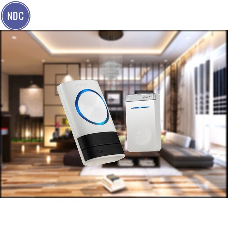 Chuông Cửa Không Dây Cao Cấp Aibont Không Dùng Pin, Chống Nước, Khoảng Cách 300m