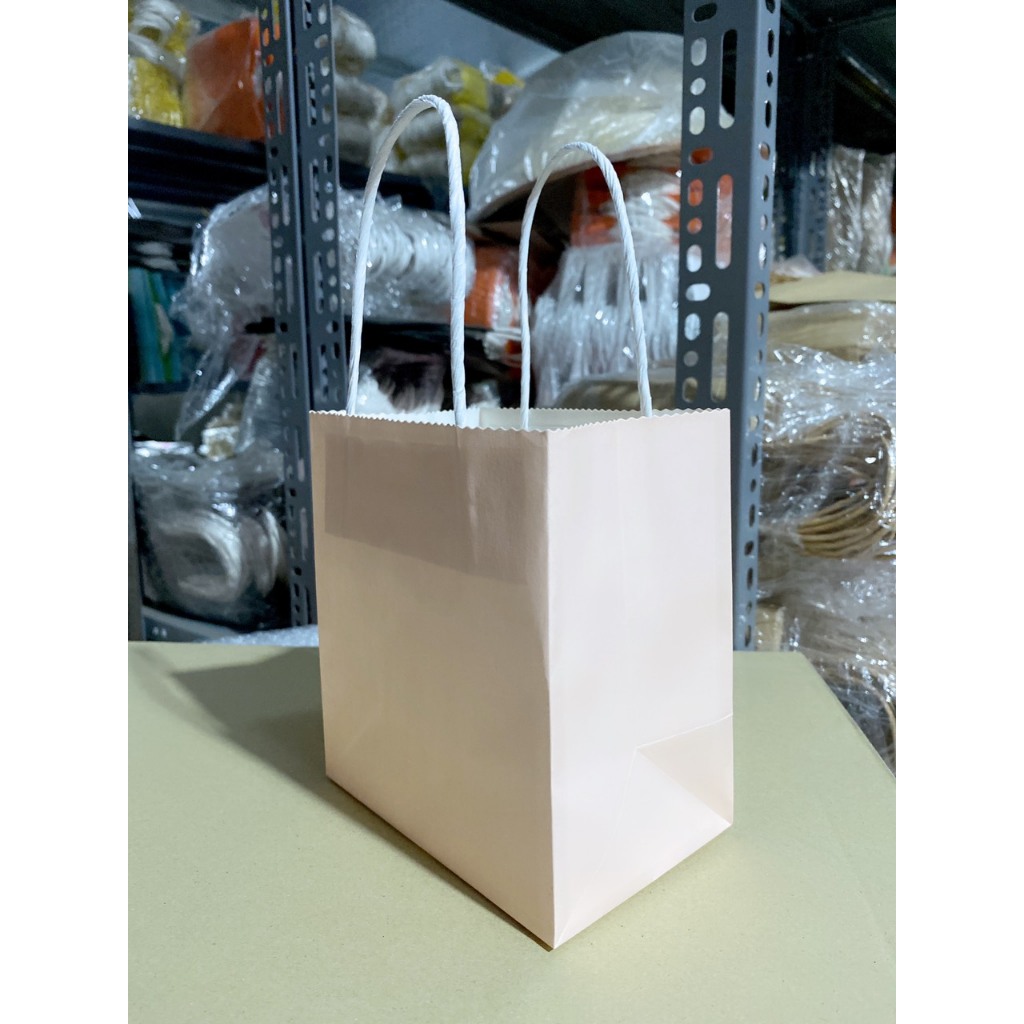 10 CÁI TÚI GIẤY KRAFT NHẬT CAO 15 cm Ngang 14 cm Hông 9 cm