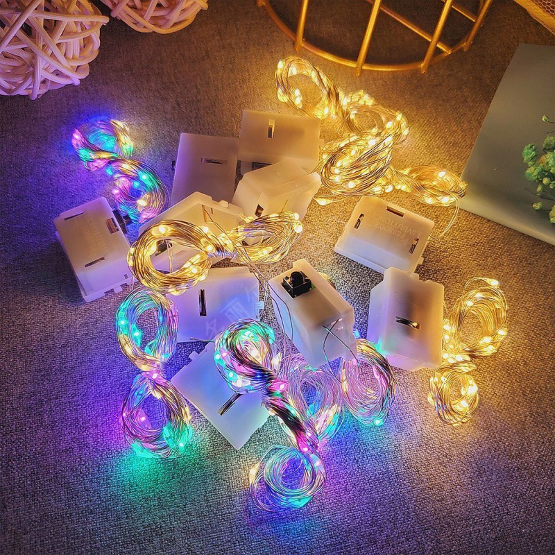 Đèn Led Trang Trí Decor Phòng Ngủ Chill Dây Đèn Trang Trí Noel 2024 Hộp Quà Đèn Led Trang Trí Nhà Cửa Tết Đom Đóm UMENA