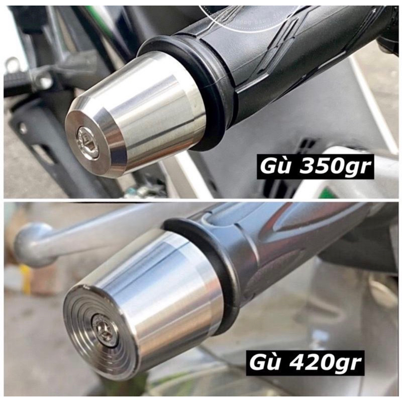 Gù Inox nặng 1KG - Gù + Cốt đóng ghi đông chống rung tay lái