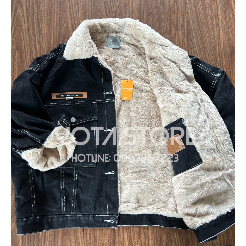 Áo khoác jeans lót lông - G119