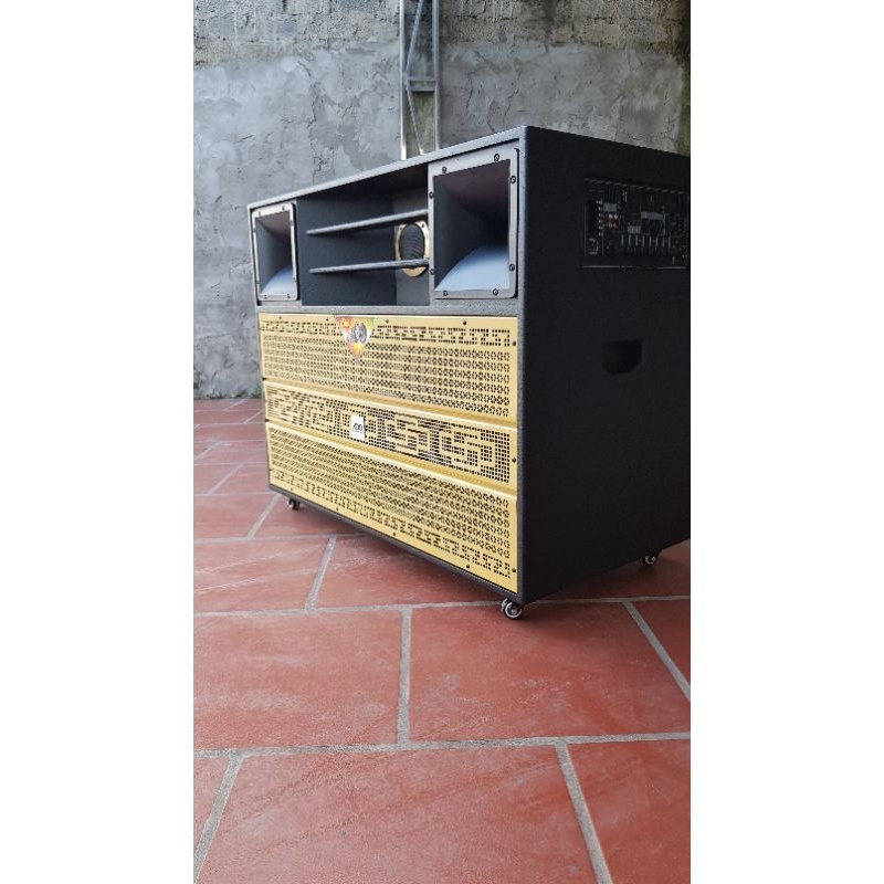 Thùng, vỏ loa kéo 2 bas 40 mạch 19*38