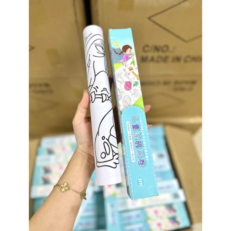 COMBO 2 CUỘN TRANH TÔ MÀU CHO BÉ