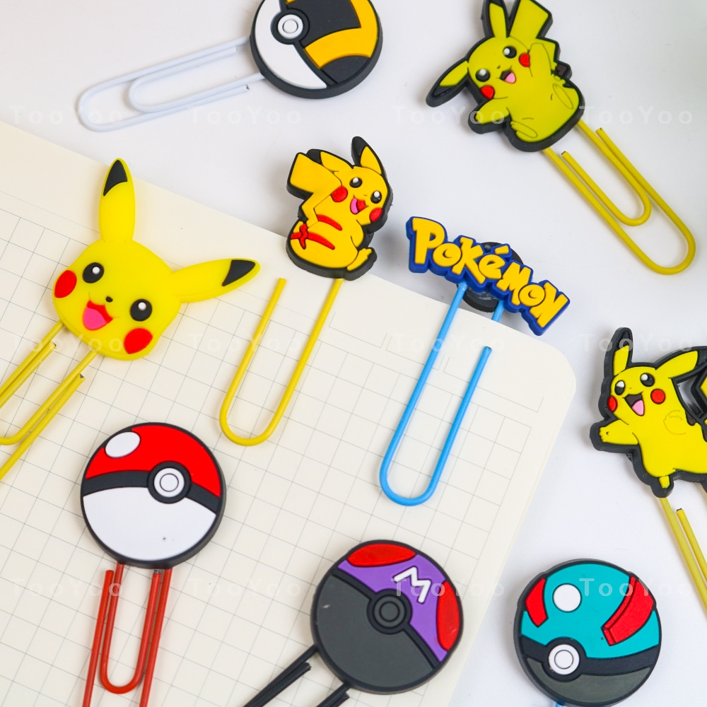 Kẹp giấy hình Pikachu Pokemon dễ thương cute TooYoo BK00452
