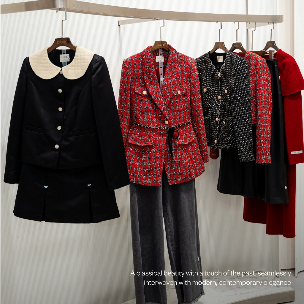 Áo khoác dáng dài 4 túi trước D.CHIC MS: 160699