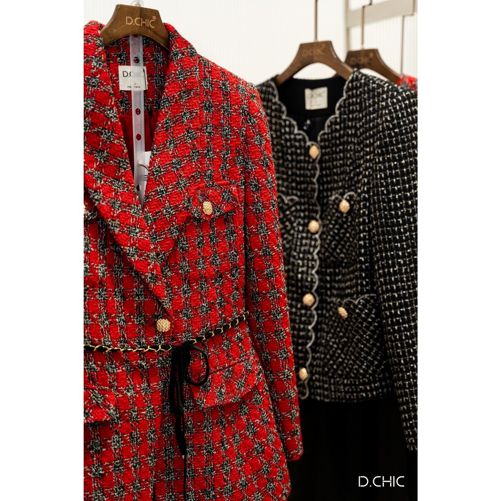 Áo khoác dáng dài 4 túi trước D.CHIC MS: 160699