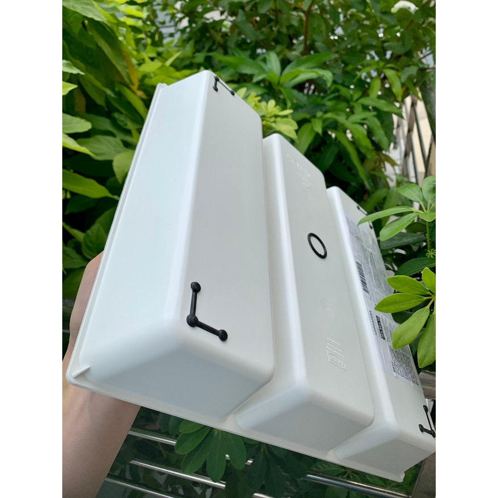 Khay chia thìa dĩa xám nhỏ IKEA SMACKER