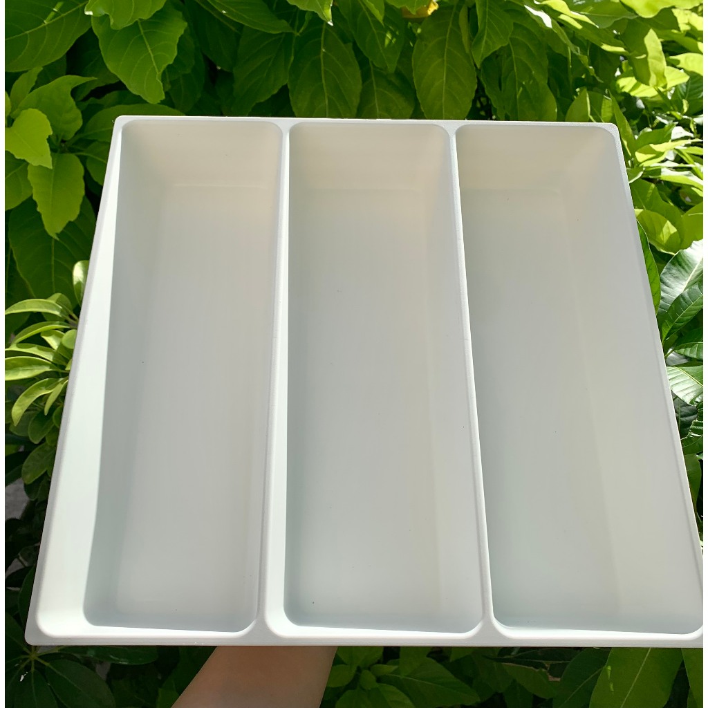 Khay chia thìa dĩa xám nhỏ IKEA SMACKER