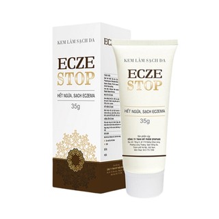 Kem làm sạch da eczestop giúp làm sạch bề mặt da trong trường hợp chàm, tổ đỉa, eczema