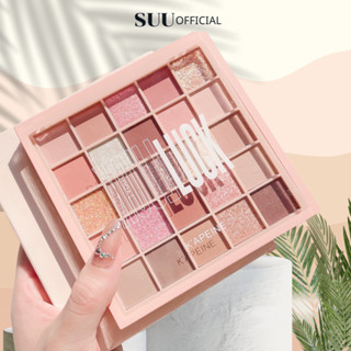 Bảng Phấn Mắt K'APEINE, Phấn Mắt Nội Địa Trung 25 Ô Tông Hồng, Cam C5